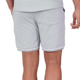 Short Gris Clair/Blanc Homme Project X Paris WW vue 0