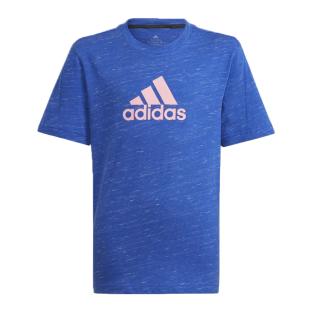T-shirt Bleu Garçon Adidas 0912 pas cher