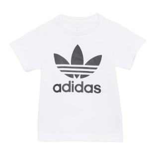 T-Shirt Blanc/Noir Garçon Adidas JE0520 vue 0