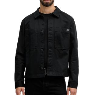 Veste Noir Homme Calvin Klein Jeans Overshirt vue 0