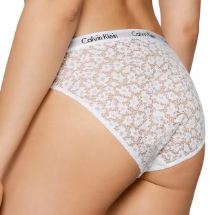 Culotte Bikini Blanc Femme Calvin Klein Jeans vue 2
