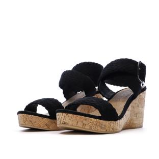 Sandales Noires Femme Chattawak Summer KIRA vue 0