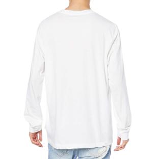 T-shirt Manches Longues Blanc Homme Diesel Small vue 0
