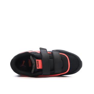 Baskets Noires/Oranges Garçon Puma Future Rider vue 0