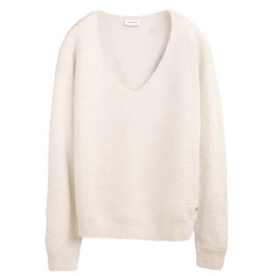 Pull à Paillette Blanc Femme Teddy Smith Prachel vue 3