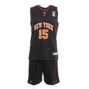 New York Ensemble de basket Noir/Orange Enfant Sport Zone pas cher