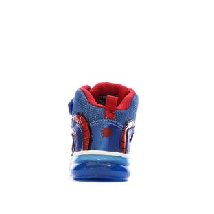 Baskets Bleu/Rouges Garçon Geox Grayjay vue 5
