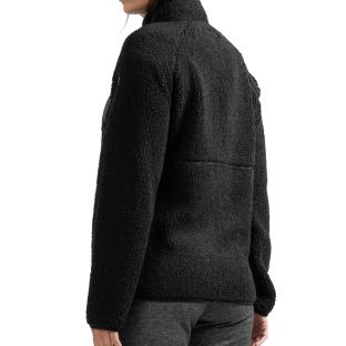 Veste Sherpa Noir Femme Sun Valley DINGBO vue 0