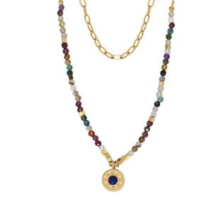 Collier Bleu/Violet Femme Clio Blue CO3938SD vue 0
