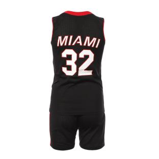 Miami Heat Ensemble de basket Noir/Rouge Enfant Sport Zone vue 2