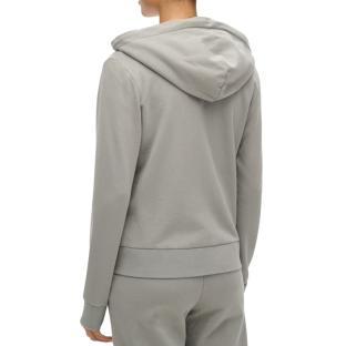 Sweat Gris Femme Superdry Plain Zip Hood vue 2