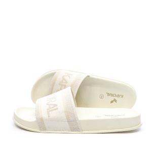 Claquettes Beige Femme Kaporal Tapioca vue 0
