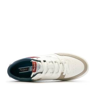 Baskets Blanches Homme Pepe jeans Kenton Masterlow vue 4