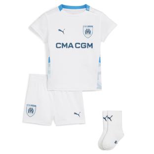 OM Mini-Kit Domicile Bébé Puma 2024/2025 pas cher