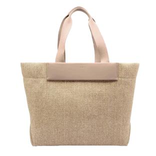 Sac Cabas Beige Raphia Femme Calvin Klein Jeans Ck Raffia vue 2