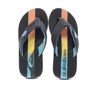 Tongs Bleu/Noir Garçon Quiksilver Molo Layback vue 2