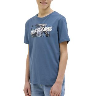 T-shirt Bleu Ado Jack & Jones Hawaii 12269916 pas cher