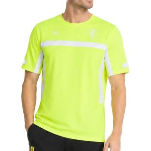 Camiseta amarilla para hombre Puma Team Setup ver 0