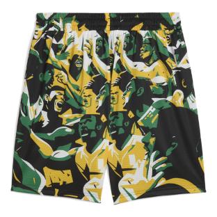 Short de Basketball Vert Homme Puma Rival Rage Aop vue 0