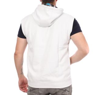 Sweat sans manches Blanc Homme Supreme Grip Rainbow vue 2