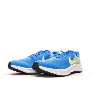Chaussures de Running Bleues Junior Nike Star Runner 3 vue 6