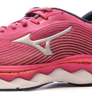 Chaussures de Running Rose Femme Mizuno Wave Sky 5 vue 7