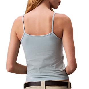 Débardeur Bleu Femme Calvin Klein Jeans Strappy vue 2