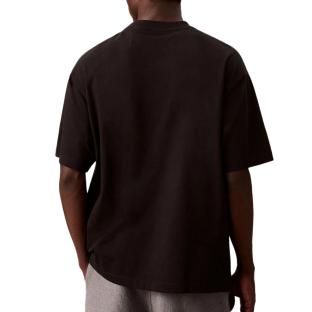 T-Shirt Noir Homme Calvin Klein Jeans Monologo LV04RB295G vue 0