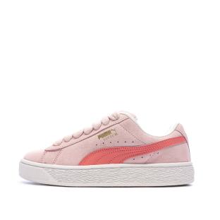 Baskets Rose Fille Puma Suede Xl Jr pas cher