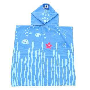 Poncho Bleu Garçon/Fille Arclo Hyppocampe vue 2