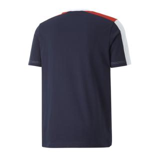 T-shirt Blanc/Marine/Rouge Homme Puma Ess Block vue 2