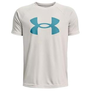 T-shirt Blanc Garçon Under Armour Tech Big pas cher