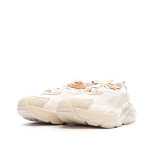 Baskets Blanches/Beiges Femme Puma Spina vue 0