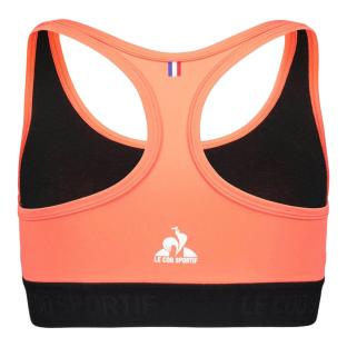 Brassière Orange/Noire Femme Le Coq Sportif Training vue 0