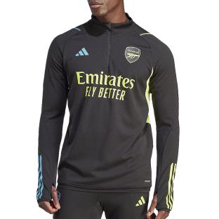 Arsenal Sweat 1/2 zip Noir Homme Adidas Tiro 24 pas cher