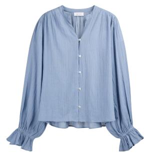 Blouse Fluide Bleu Femme Teddy Smith Swan vue 0