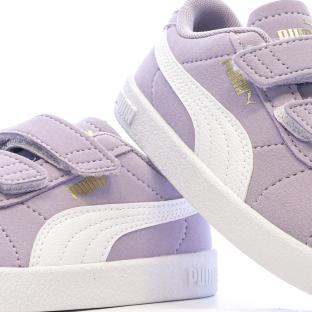 Baskets Mauves Fille Puma Club vue 0