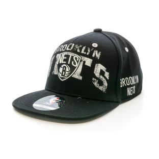 Casquette Noir Homme BROOKLYN NETS NBA Collegiate pas cher