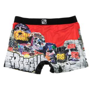Boxer Rouge/Noir à Imprimés Garçon Freegun Vib vue 2