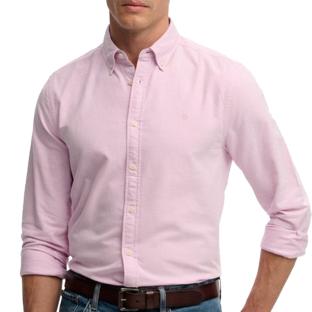 Chemise Rose Homme Superdry Preppy vue 0
