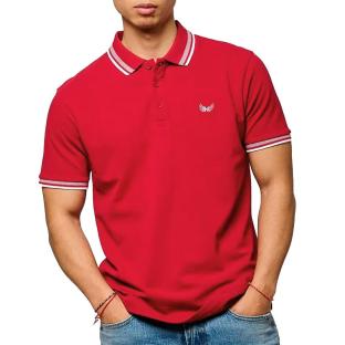 Polo Rouge Homme Kaporal Marod vue 0