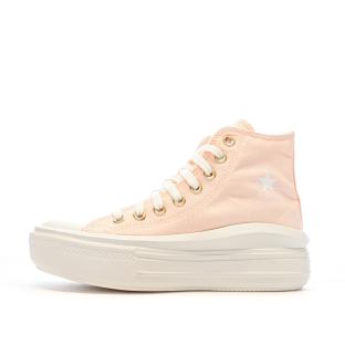 Baskets Rose Femme Converse Chuck Taylor All Star Move A09910C pas cher