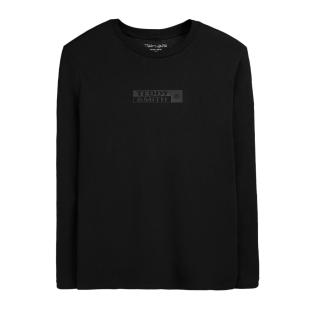T-Shirt Noir Homme Teddy Smith Tjohn pas cher