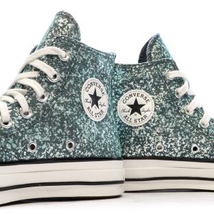 Baskets Bleues Homme Converse Chuck 70 vue 7