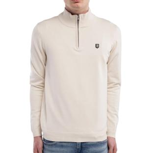 Pull 1/4 Zip Écru Homme Teddy Smith Marty 2 vue 0