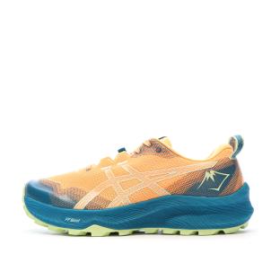 Chaussures de trail Orange/Turquoise Homme Asics Gel-trabuco 12 pas cher