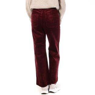 Pantalon en Velours Bordeaux Femme Oraije Victorine vue 2
