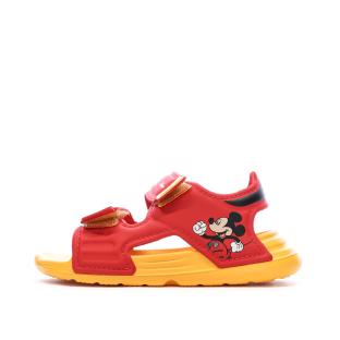 Sandales Rouges/Jaunes Adidas Altaswim Mickey pas cher