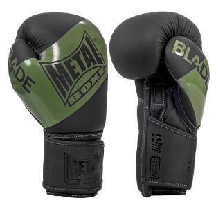 Gants d'entraînement Noir/Kaki Metal Boxe Blade vue 0