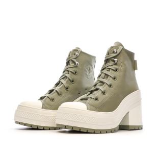 Baskets Kaki Femme Converse Chuck 70 De Luxe vue 0